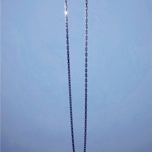 Stunning 30” Stella & Dot Sterling Silver Chain, Small Link Style